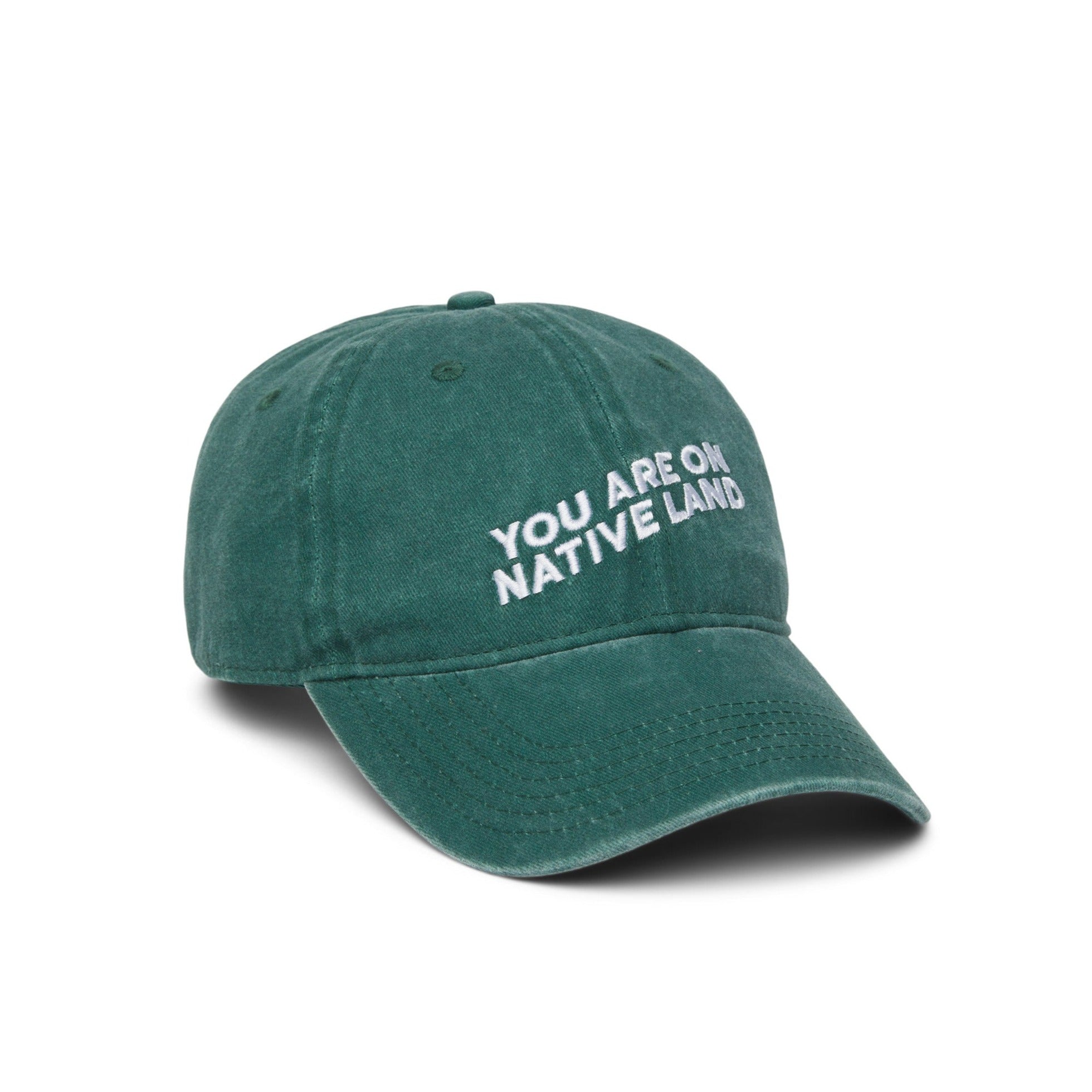 'YOU ARE ON NATIVE LAND' ORGANIC CAP