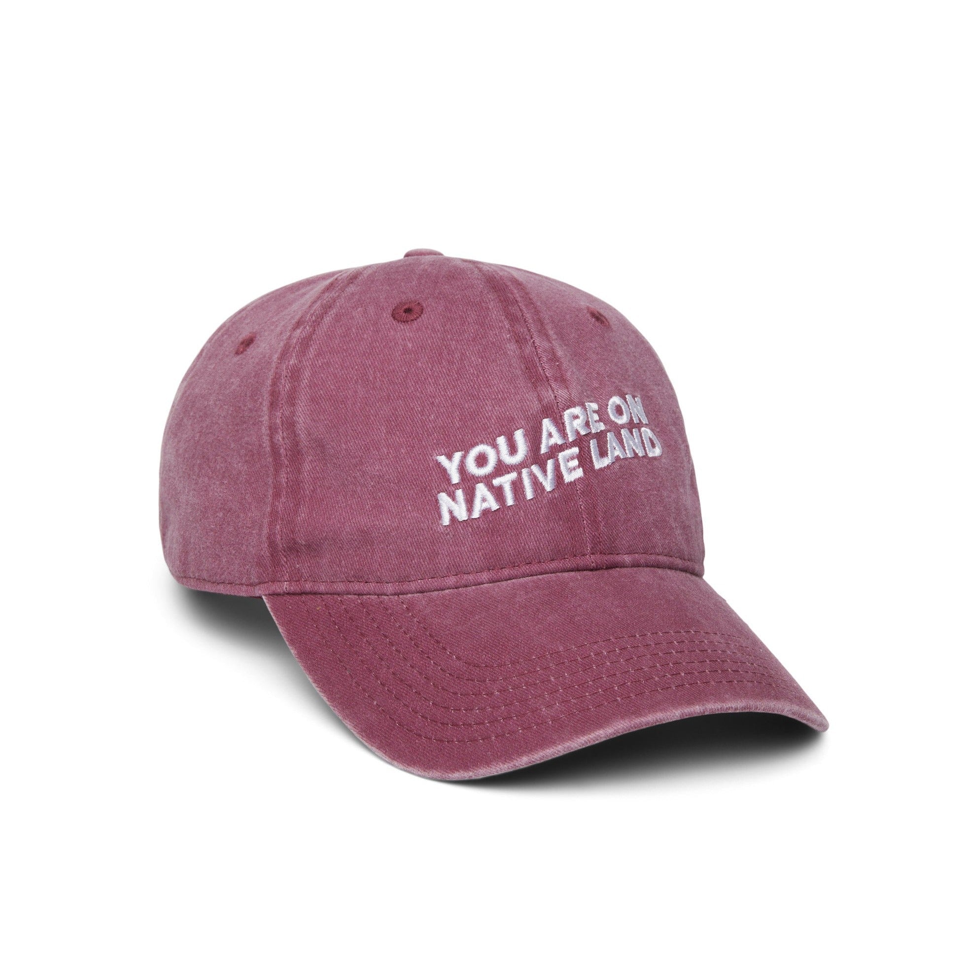 'YOU ARE ON NATIVE LAND' ORGANIC CAP